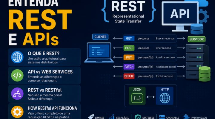 REST, APIs e Web Services: Entenda REST vs RESTful e Como uma API RESTful Funciona na Prática
