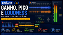 Ganho, pico e loudness no Audacity: entenda o volume do áudio