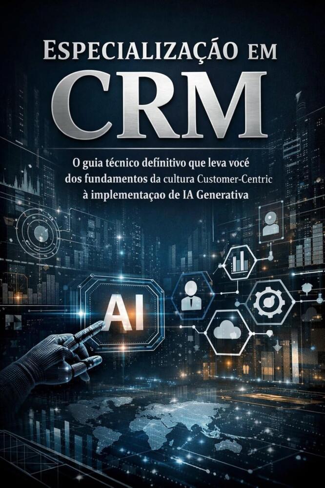 Especialização em CRM: O guia técnico definitivo que leva você dos fundamentos da cultura Customer-Centric à implementação de IA Generativa.